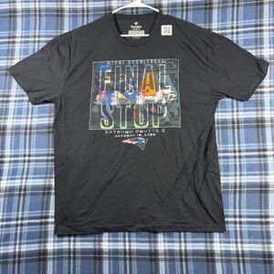 Fanatics New England Patriots Kayshon Boutte Final Stop Graphic T-Shirt Mens XL